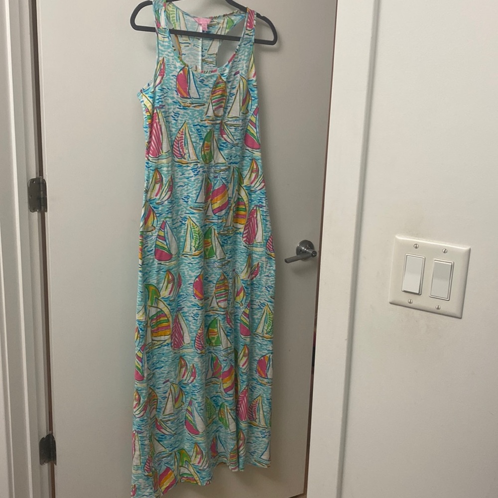 Lilly Pulitzer- sali boat maxi dress